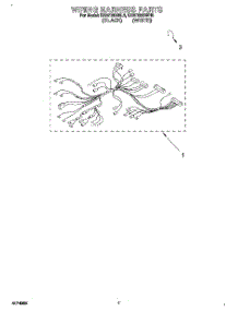 05 - Wiring Harness parts for Kitchenaid Oven KEBI100BWH0 from AppliancePartsPros.com