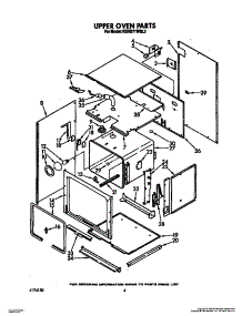 03 - Upper Oven parts for Kitchenaid Oven KEBI271WBL2 from AppliancePartsPros.com