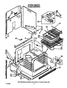 Oven parts for Kitchenaid Wall Oven KEMI300WBL0 from AppliancePartsPros.com