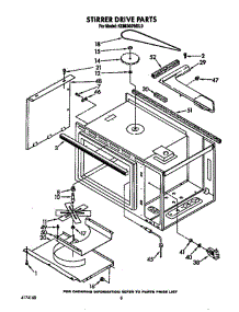 Stirrer Drive parts for Kitchenaid Wall Oven KEMI300WBL0 from AppliancePartsPros.com