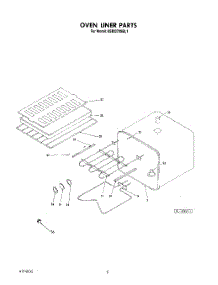 06 - Oven Liner parts for Kitchenaid Oven KEBI270SBL1 from AppliancePartsPros.com