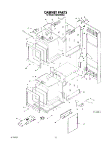 07 - Cabinet parts for Kitchenaid Oven KEBI270SBL1 from AppliancePartsPros.com