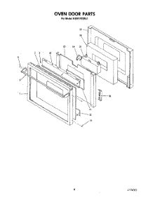 05 - Oven Door, Literature parts for Kitchenaid Oven KEBI170SBL1 from AppliancePartsPros.com