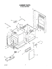 06 - Cabinet parts for Kitchenaid Oven KEBI170SBL1 from AppliancePartsPros.com