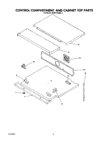 07 - Control Compartment And Cabinet Top parts for Kitchenaid Oven KEBI170SBL1 from AppliancePartsPros.com