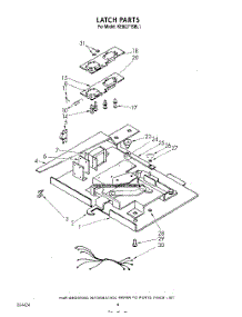 06 - Latch parts for Kitchenaid Oven KEBI271SBL1 from AppliancePartsPros.com