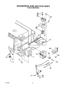 03 - Magnetron And Airflow parts for Kitchenaid Oven KEMI300WBL2 from AppliancePartsPros.com