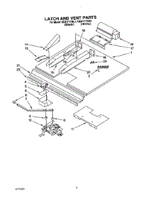 05 - Latch And Vent parts for Kitchenaid Oven KEBI171YWH1 from AppliancePartsPros.com