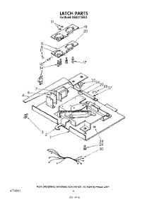 06 - Latch parts for Kitchenaid Oven KEBI271SBL0 from AppliancePartsPros.com