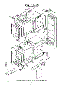 07 - Cabinet parts for Kitchenaid Oven KEBI271SBL0 from AppliancePartsPros.com