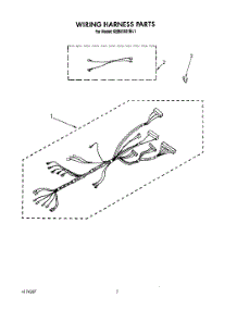 05 - Wiring Harness parts for Kitchenaid Oven KEBI100YBL1 from AppliancePartsPros.com