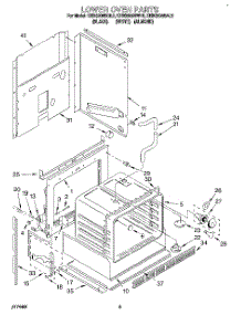 04 - Lower Oven parts for Kitchenaid Oven KEBS208BAL2 from AppliancePartsPros.com