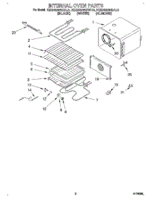 02 - Internal Oven parts for Kitchenaid Oven KEBS208BWH0 from AppliancePartsPros.com