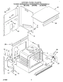 03 - Upper Oven parts for Kitchenaid Oven KEBS208BAL0 from AppliancePartsPros.com