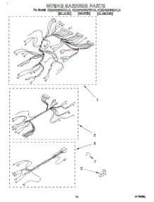 08 - Wiring Harness parts for Kitchenaid Oven KEBS208BAL0 from AppliancePartsPros.com