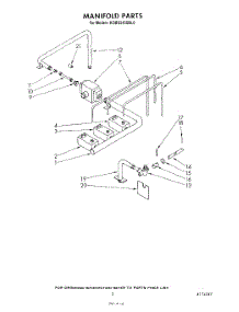 03 - Manifold parts for Kitchenaid Oven KGBS245SBL0 from AppliancePartsPros.com