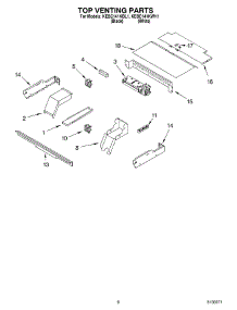 05 - Top Venting, Optional parts for Kitchenaid Oven KEBC141KBL1 from AppliancePartsPros.com