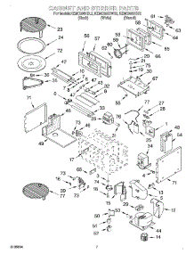 06 - Cabinet And Stirrer parts for Kitchenaid Oven KEMC308HBL2 from AppliancePartsPros.com