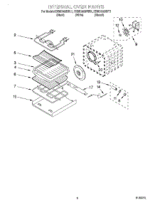 05 - Internal Oven parts for Kitchenaid Oven KEMC308HWH1 from AppliancePartsPros.com