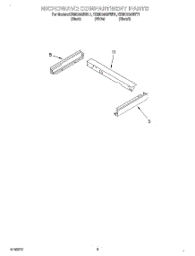 07 - Microwave Compartment parts for Kitchenaid Oven KEMC308HWH1 from AppliancePartsPros.com