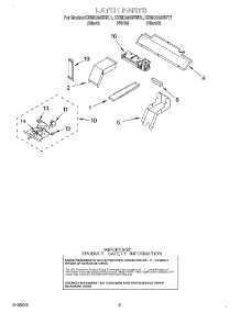 04 - Latch parts for Kitchenaid Oven KEMC308HBT1 from AppliancePartsPros.com