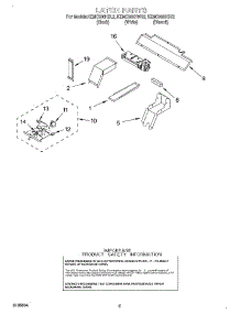 04 - Latch parts for Kitchenaid Oven KEMC308HBT2 from AppliancePartsPros.com