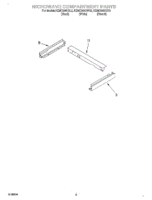 07 - Microwave Compartment parts for Kitchenaid Oven KEMC308HBT2 from AppliancePartsPros.com