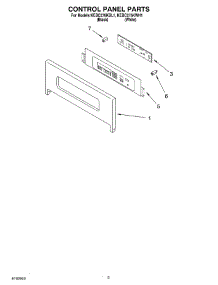02 - Control Panel parts for Kitchenaid Oven KEBC276KBL1 from AppliancePartsPros.com