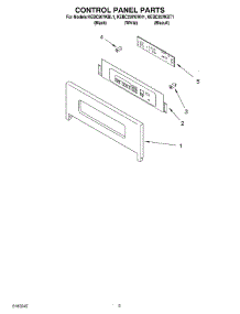 02 - Control Panel parts for Kitchenaid Oven KEBC207KBT1 from AppliancePartsPros.com