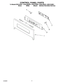 02 - Control Panel parts for Kitchenaid Oven KEBC278KBS1 from AppliancePartsPros.com
