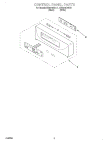 02 - Control Panel parts for Kitchenaid Oven KEBI276DWH11 from AppliancePartsPros.com