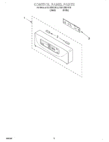 02 - Control Panel, Literature parts for Kitchenaid Oven KEBI206DBL6 from AppliancePartsPros.com
