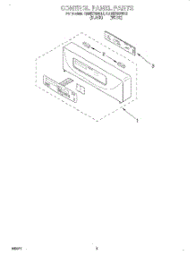 02 - Control Panel, Literature parts for Kitchenaid Oven KEBI276DBL2 from AppliancePartsPros.com