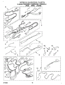 13 - Wiring Harness parts for Kitchenaid Oven KEMS378BAL1 from AppliancePartsPros.com