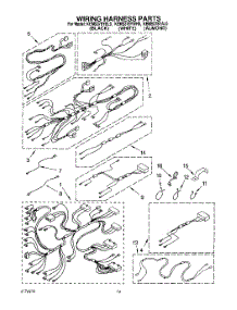 13 - Wiring Harness parts for Kitchenaid Oven KEMS378YBL0 from AppliancePartsPros.com