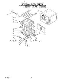 07 - Internal Oven parts for Kitchenaid Oven KEMS378YAL0 from AppliancePartsPros.com