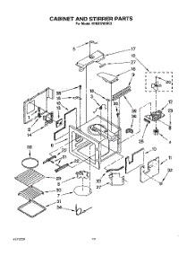 09 - Cabinet And Stirrer, Optional parts for Kitchenaid Oven KEMS378XBL2 from AppliancePartsPros.com