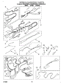 13 - Wiring Harness parts for Kitchenaid Oven KEMS378BWH2 from AppliancePartsPros.com