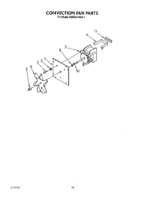 06 - Convection Fan parts for Kitchenaid Oven KEMS378XWH1 from AppliancePartsPros.com