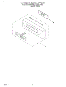 04 - Control Panel, Literature parts for Kitchenaid Oven KEBI101DBL2 from AppliancePartsPros.com