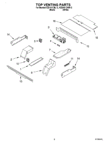 05 - Top Venting, Optional parts for Kitchenaid Oven KEBI101DBL12 from AppliancePartsPros.com