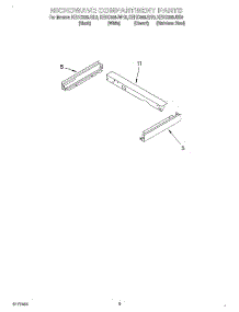07 - Microwave Compartment parts for Kitchenaid Oven KEHC309JBT0 from AppliancePartsPros.com
