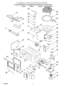 06 - Cabinet And Stirrer parts for Kitchenaid Oven KEMS307GBL3 from AppliancePartsPros.com