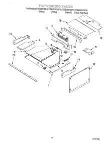 08 - Top Venting parts for Kitchenaid Oven KEMS307GBL3 from AppliancePartsPros.com