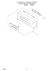 02 - Control Panel, Literature parts for Kitchenaid Oven KEBI141DWH6 from AppliancePartsPros.com