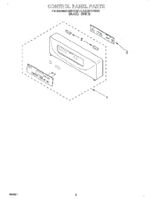 02 - Control Panel, Literature parts for Kitchenaid Oven KEBI141DBL4 from AppliancePartsPros.com