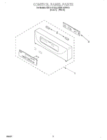 02 - Control Panel, Literature parts for Kitchenaid Oven KEBI141DWH2 from AppliancePartsPros.com