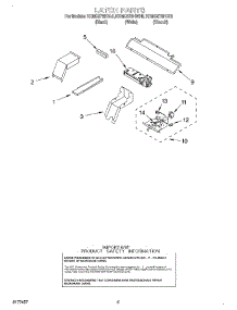 04 - Latch parts for Kitchenaid Oven KEMC378HBT0 from AppliancePartsPros.com