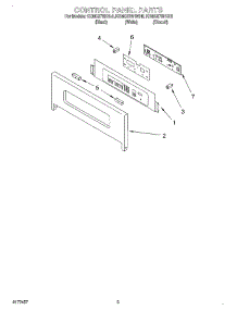 02 - Control Panel parts for Kitchenaid Oven KEMC378HBL0 from AppliancePartsPros.com