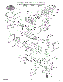 06 - Cabinet And Stirrer parts for Kitchenaid Oven KEMC378HWH1 from AppliancePartsPros.com
